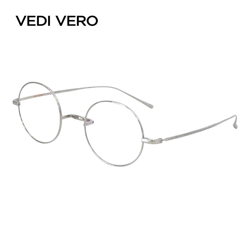 VEDI VERO眼镜架女小圆框复古圆形眼镜框男细框无鼻托近视镜架0VV VO8005/SIV 0VV VO8005/SIV