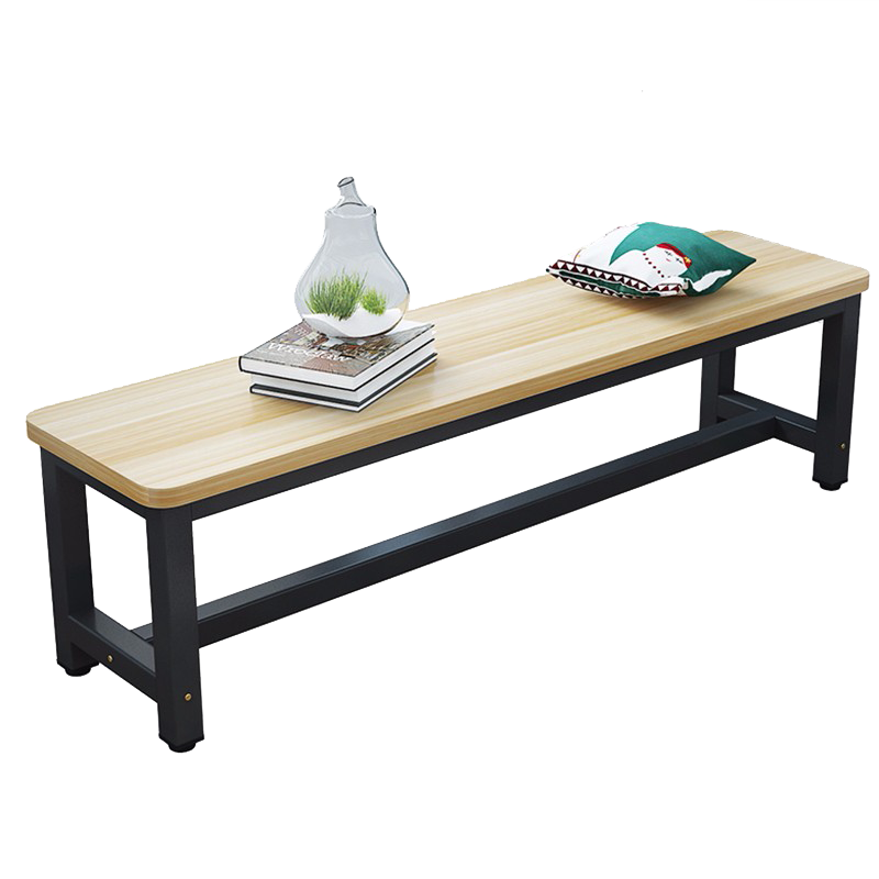 长条凳子换鞋凳健身房木凳穿服装店鞋凳商铺长凳浴室凳床尾凳餐凳商场矮凳坐凳长廊板凳超市休息凳 长100*宽35*高45【双层圆角】