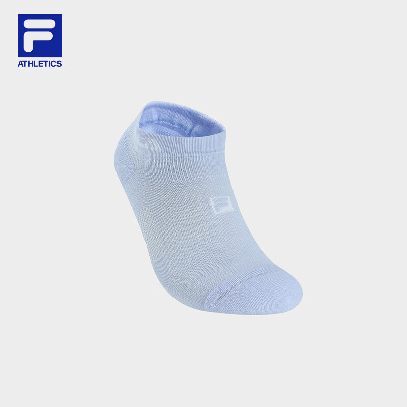 FILA 斐乐官方女袜低腰袜健身运动袜子时尚休闲短袜 粉藍紫-VT XS