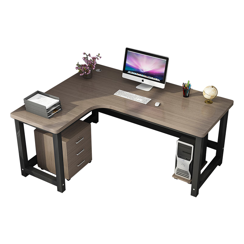 有棱有角  电脑桌台式书房l型写字桌简约工作台dm303