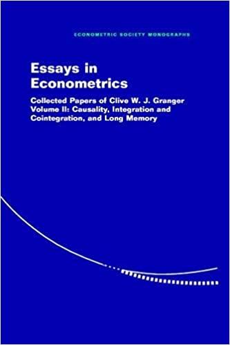 预订 Essays in Econometrics