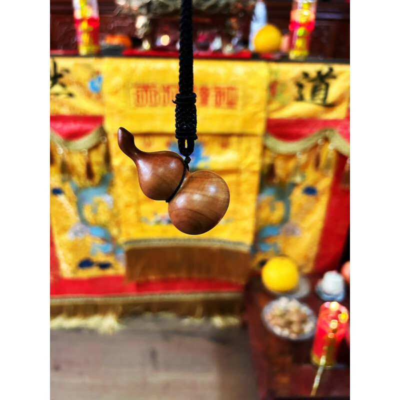 把玩件袖珍便携葫芦木手把件道家随身卧室居家 一直坛前祭炼已祝福