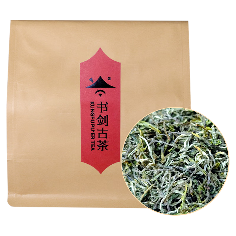 書劍2025年 云南 滇綠茶 景邁山 綠茶 500g 春茶上市 早春頭采滇綠茶
