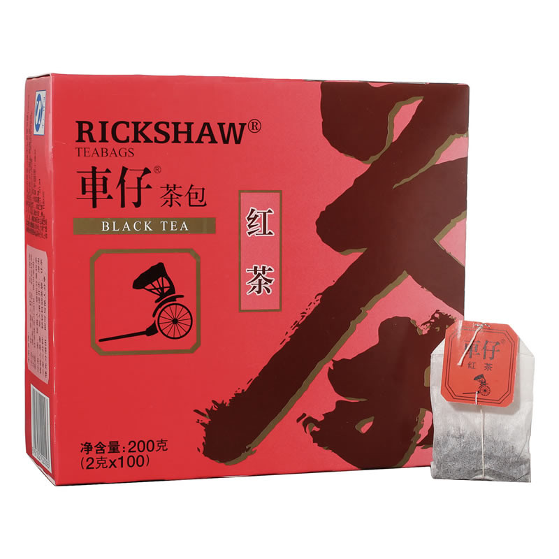 立顿(lipton)车仔红茶 茶叶 袋泡茶茶包 办公室休闲下午茶100包200g