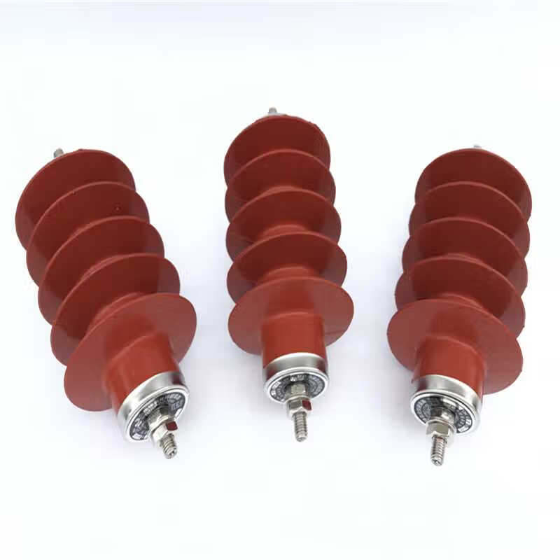 西高hy5ws-17/50氧化锌避雷器10kv户外高压避雷器一体式一组三只