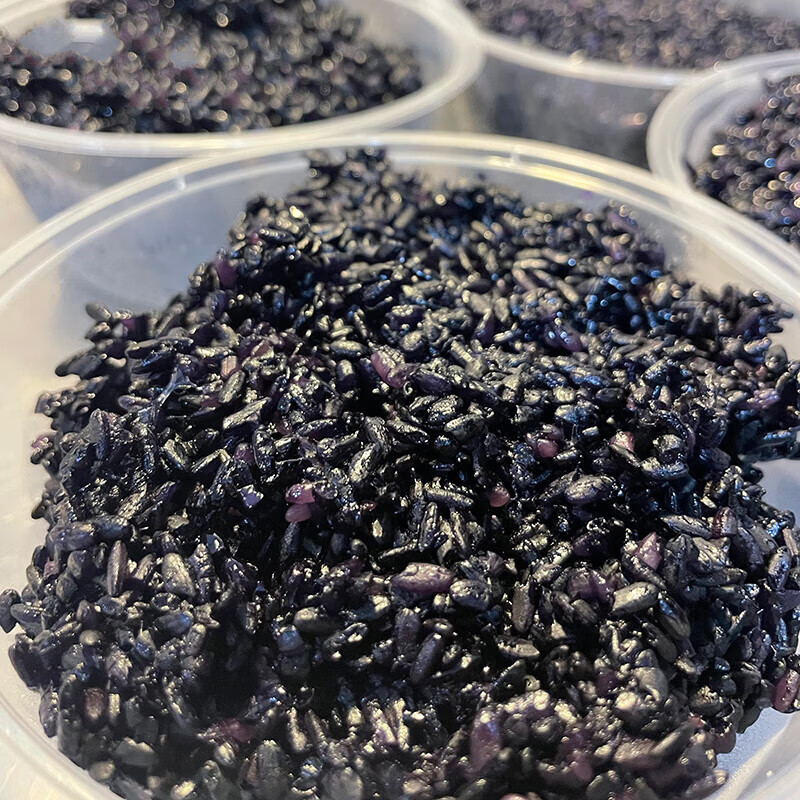 tlxt乌米饭原味新鲜南烛叶乌饭浙江丽水特产黑糯米饭乌叶黑饭 500g
