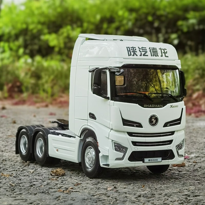 陕汽德龙x6000报价,陕汽x6000牵引车报价 原厂1:24 陕汽德龙x6000 牵引车x3000 拖头工程卡车模型 收藏摆放模型