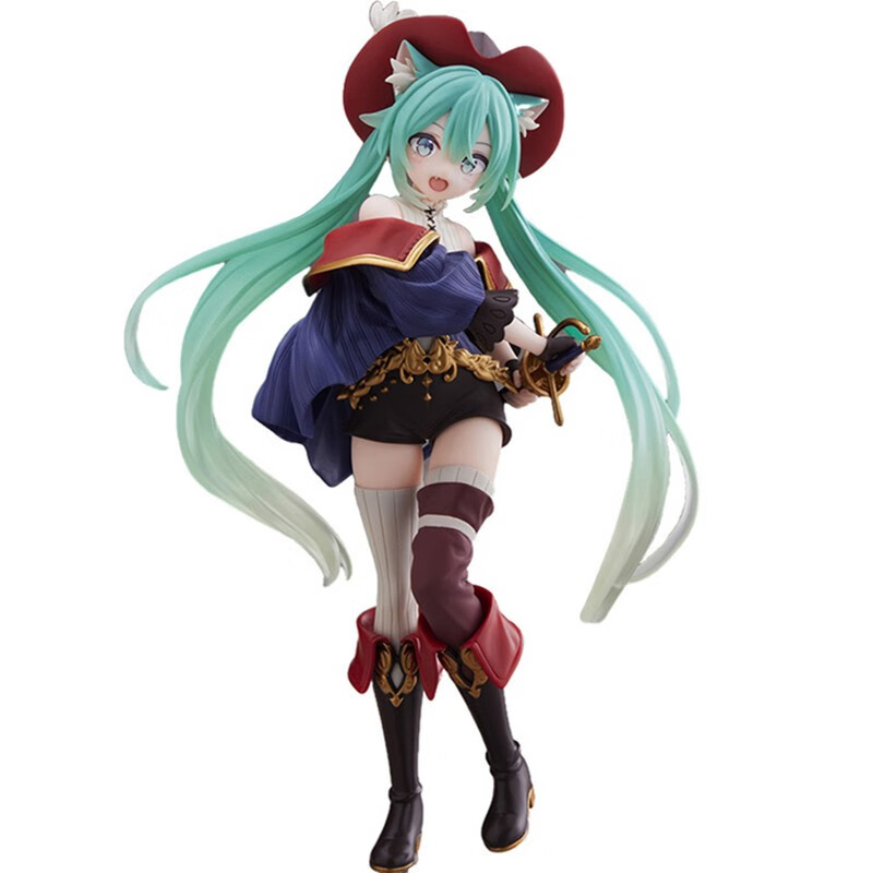 ucgo taito 初音未来2 手办模型玩具 18cm 初音穿靴子的猫
