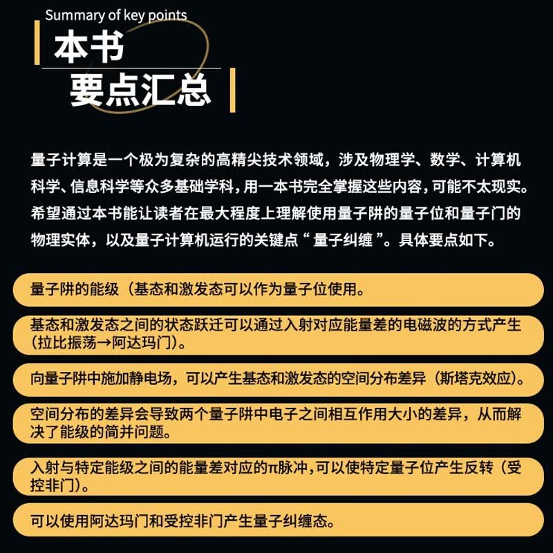 14天自造量子计算机（Python版）量子计算与编程入门量子信息 量子计算基础导论 使用薛定谔方程对量子计算机的基本要素量子位、量子门和量子纠缠进行数值模拟和仿真详情图