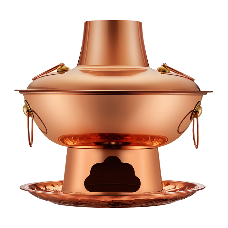 ����ү��ͭ���¯ͭ���ϱ�����ͭ�����ʽľ̿����ԧ���ů��̼ר�ù��� �غ�ԧ�����12������ʹ�ã� 38cm 358Ԫ