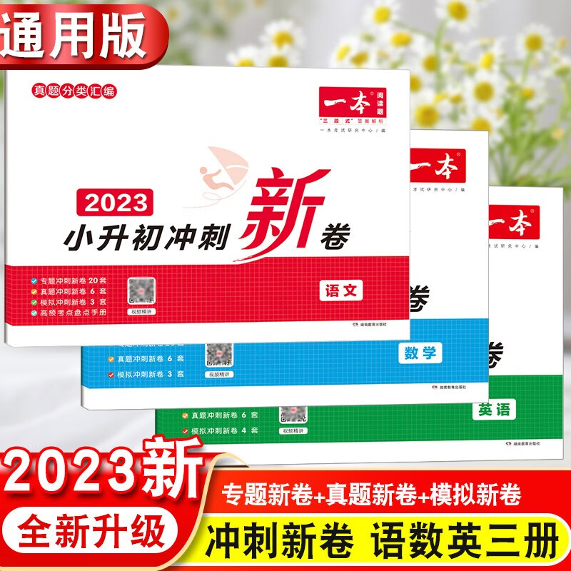 2023新版一本小升初名校冲刺必备方案语文数学英语全套共3本小学升学毕业总结六年级升初中综合测试知识大盘点集结总复习 学升初中/【3本套装】语文+数学+英语 小升初冲刺
