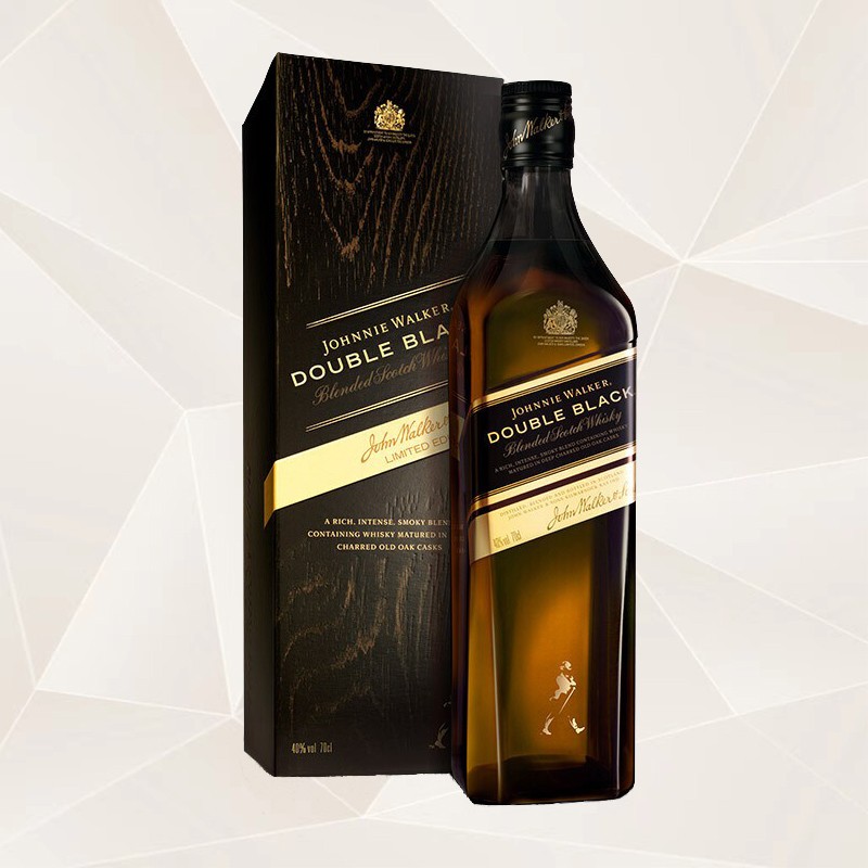 尊尼获加(johnniewalker)洋酒苏格兰进口威士忌 红方 黑方醇黑蓝方