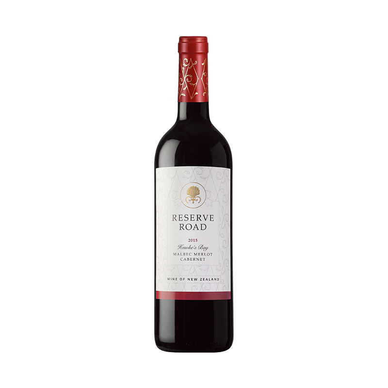 波尔多混酿风格 思恩路新西兰霍克斯湾原瓶进口干红葡萄酒750ml 混酿干红