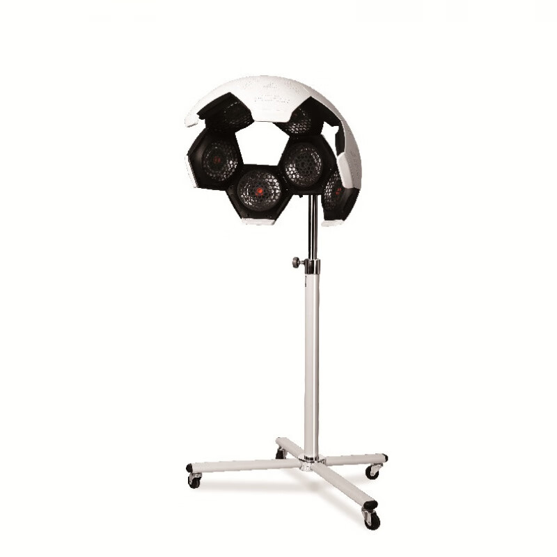 豪华足球星电脑烫发飞碟加速器美发定型烘发机冷烫加器加热机器 白色