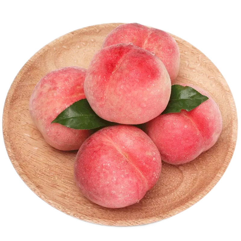 水蜜桃现摘现发脆甜多汁脆甜桃子 生鲜水果 带箱5斤装