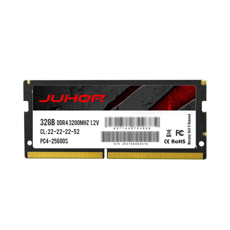 JUHOR 玖合 DDR4 3200MHz 笔记本内存 普条 32GB