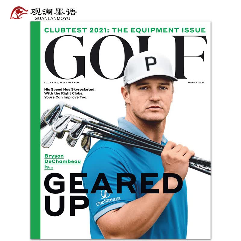 【单期可选】Golf 高尔夫杂志 2023/22年月刊 高尔夫技术 美国休闲体育运动杂 2021年3月刊