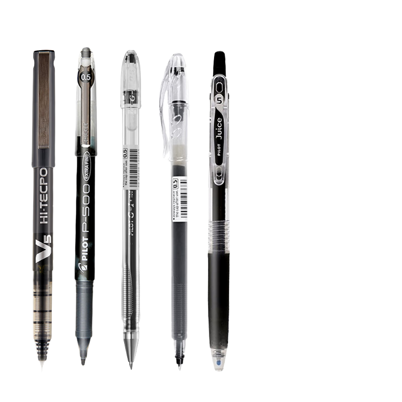 ���֣�PILOT����ɫ���Ա�P500/V5/��֭��/G1/SG���ˮ�ʰ���ǩ�ֱ�ѧ�����Աʾ��������װ0.5mm 5֧װ