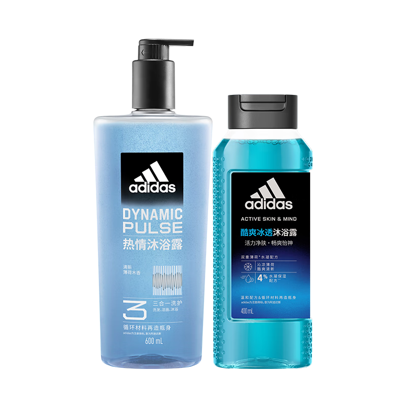 ���ϴ�˹ ��ʿ��Ч��һ��ԡ¶ ����600ml+��ˬ��͸400ml 66.9Ԫ