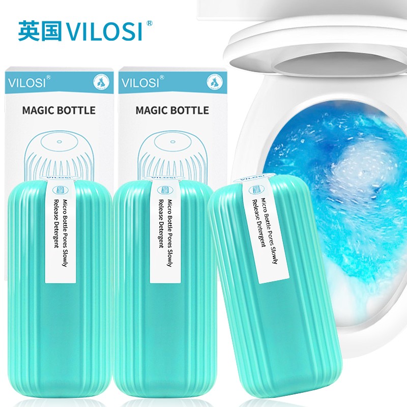 洁厕剂英国vilosi洁厕宝蓝泡泡250g*3评测教你怎么选,值得买吗？