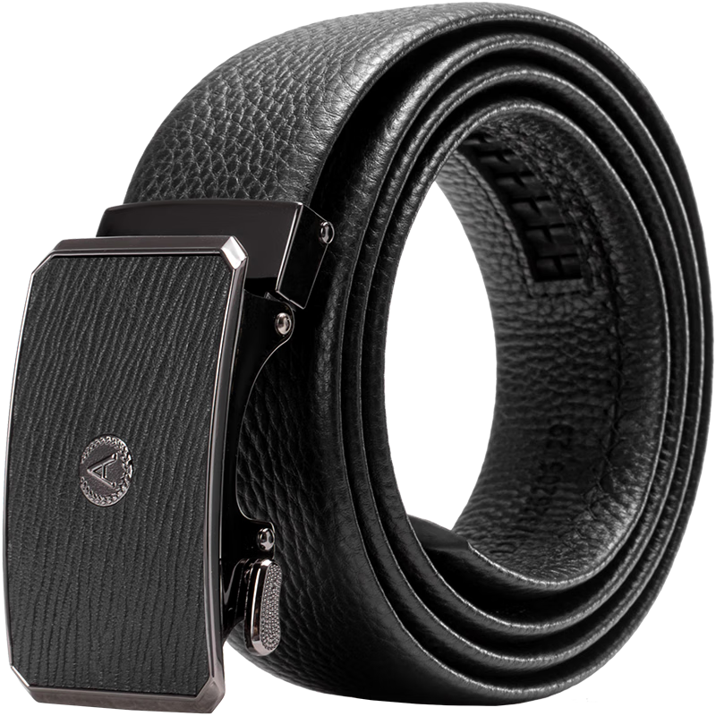 奥康皮带男士自动扣头层牛皮中青年裤腰带生日礼物送男友老公父亲