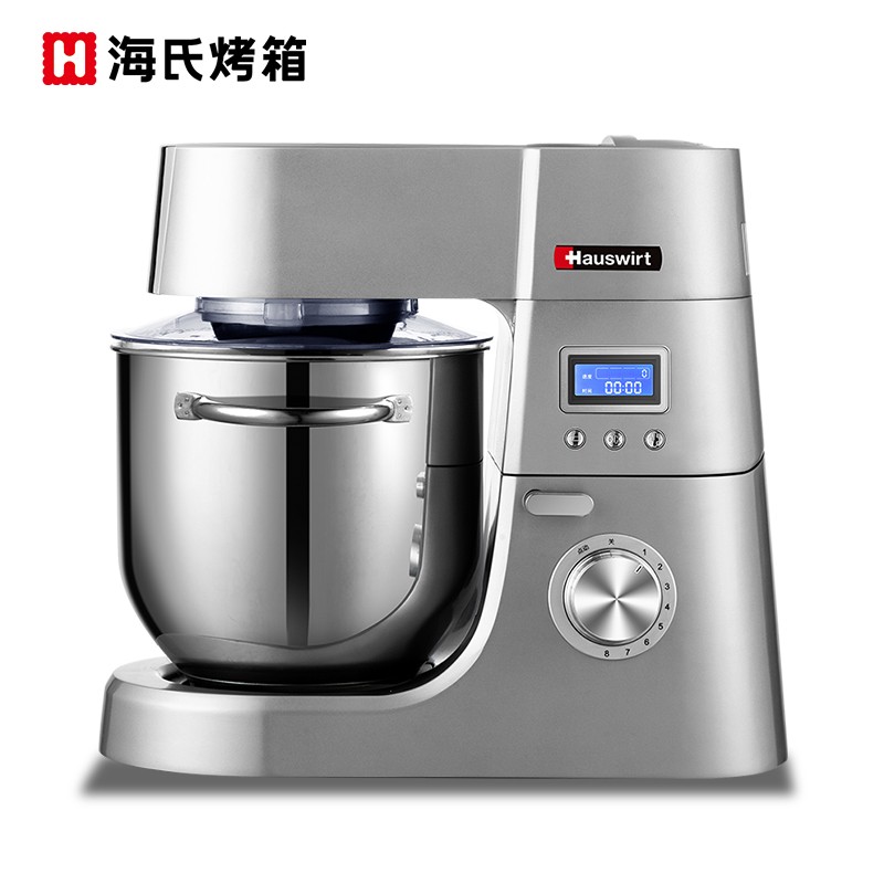 海氏（Hauswirt）厨师机多功能和面机料理机打蛋器 HM770 银色