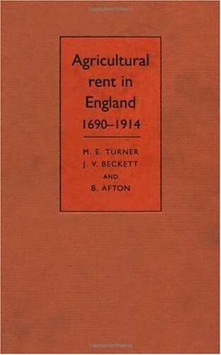 预订 Agricultural Rent in England, 1690–1914