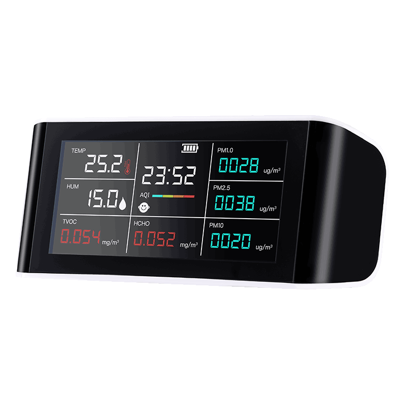 绿之源检测仪器家用高精度专业空气质量显示器室内测试p 时尚版