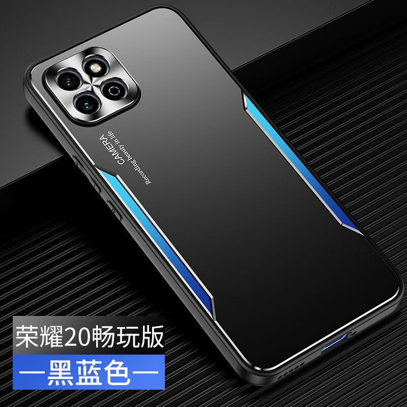 欣迪斯honor荣耀畅玩20手机壳金属镜头全包磨砂防摔koz-al00硅胶边