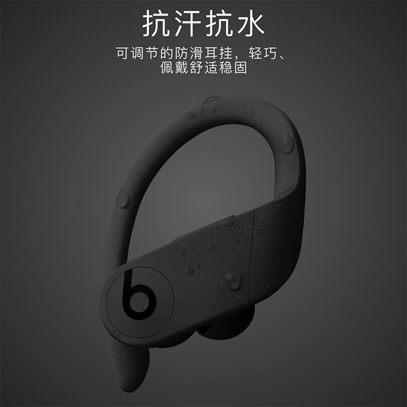Beats Powerbeats Pro 完全无线高性能耳机 真无线蓝牙运动耳机 黑色