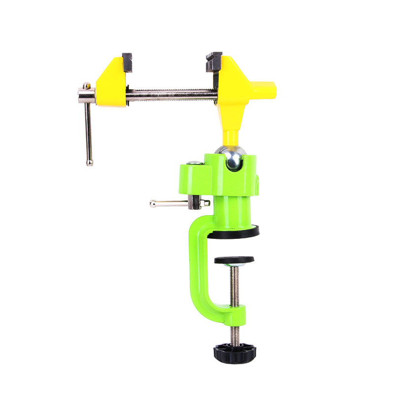 允实台钳迷你工作台家用小型台虎钳 万向小台钳多功能微型桌虎钳 a款