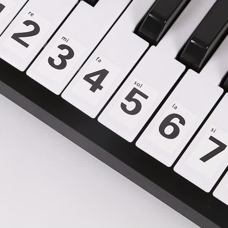 joyful键盘贴纸88/61/54/49键钢琴键盘贴纸电子琴贴五线谱键盘手卷