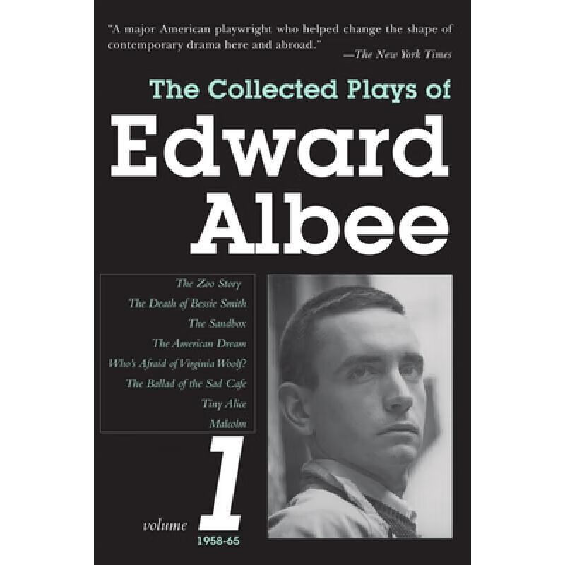 英文版 * the collected plays of edward albee volume .