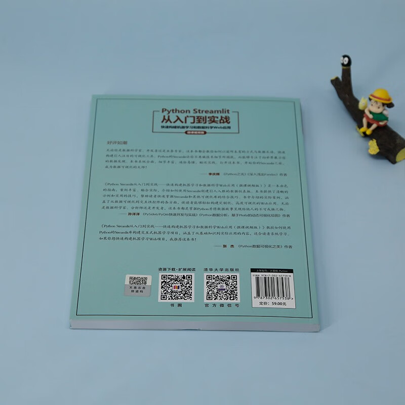 Python Streamlit从入门到实战——快速构建机器学习和数据科学Web应用（微课视频版）