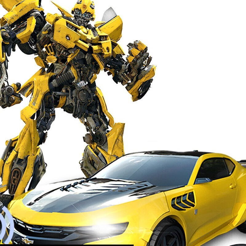 遥控汽车男孩大黄蜂机器人变形玩具3-6岁j 擎天柱(遥控 手势 语音)
