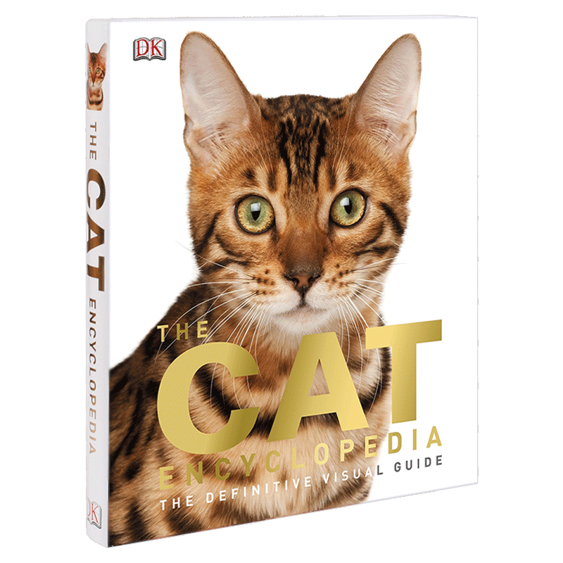 【二手书】猫咪百科 英文原版 the cat encyclopedia 猫的图解百科