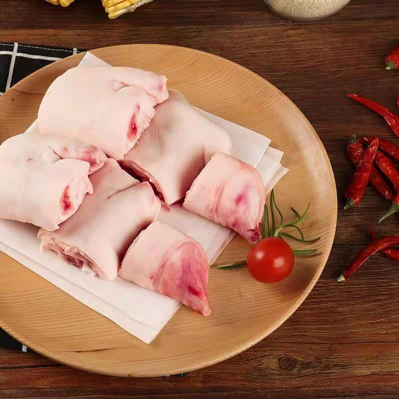 猪蹄切块免切冷冻猪脚猪爪生鲜烤猪蹄熟食批发猪手冷冻猪蹄猪蹄块 4斤