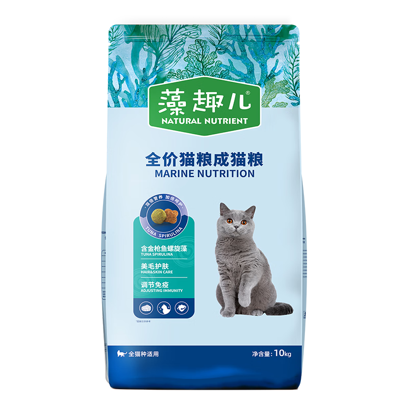 Myfoodie 麦富迪 金枪鱼螺旋藻成猫猫粮 10kg