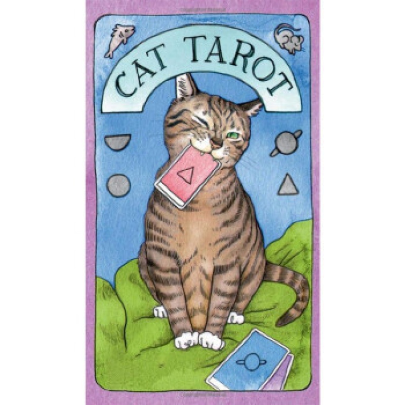 预订英文原版 cat tarot 猫塔罗牌
