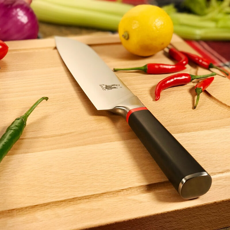 拿铁铁器M3全能小刀水果刀家用便携西餐主厨刀厨房不锈钢安全锯齿 M3熟食刀