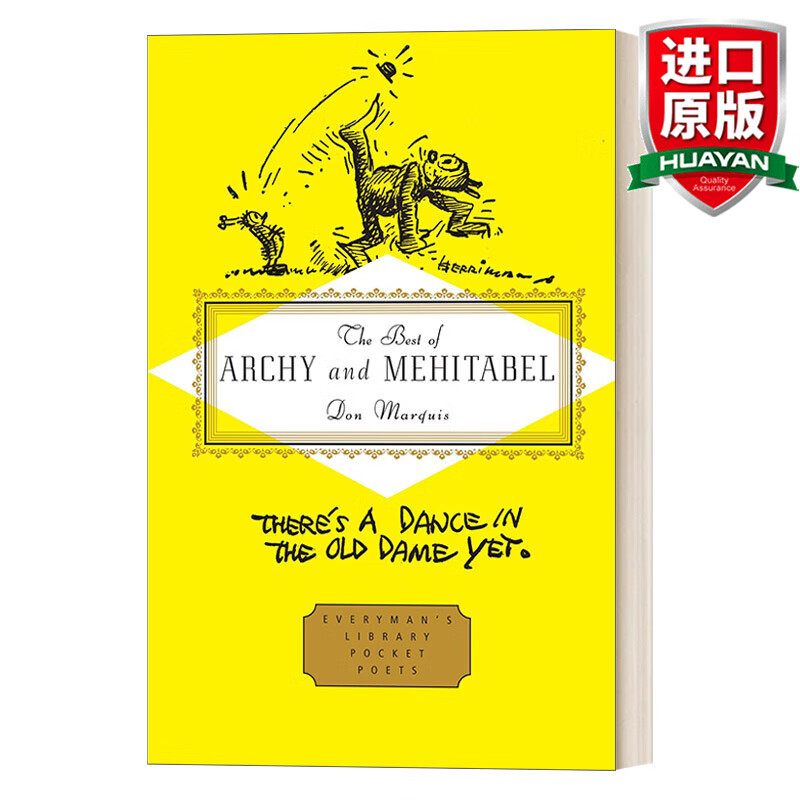 英文原版 阿奇与梅海塔布尔诗歌精选 don marquis 人人图书馆口袋诗人