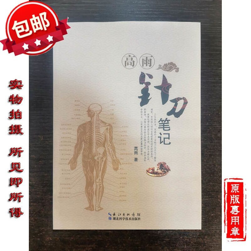 【稀缺书籍】高雨针刀笔记 高雨 著 16开本330页湖北科学技术出版社 技术出版社