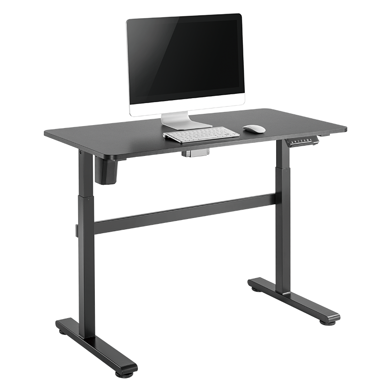 Brateck北弧 电动升降桌 电脑桌 站立办公升降桌 工作台式升降台书桌子 站立式电脑升降支架 K1-BM【极速版】
