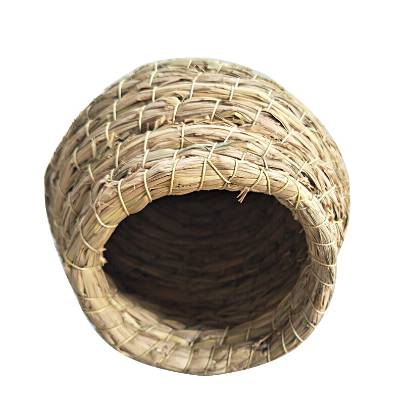 栗好嘉草编鸟窝鹦鹉窝玄凤牡丹虎皮文鸟珍珠草窝小鸟巢繁殖箱保暖鸟笼