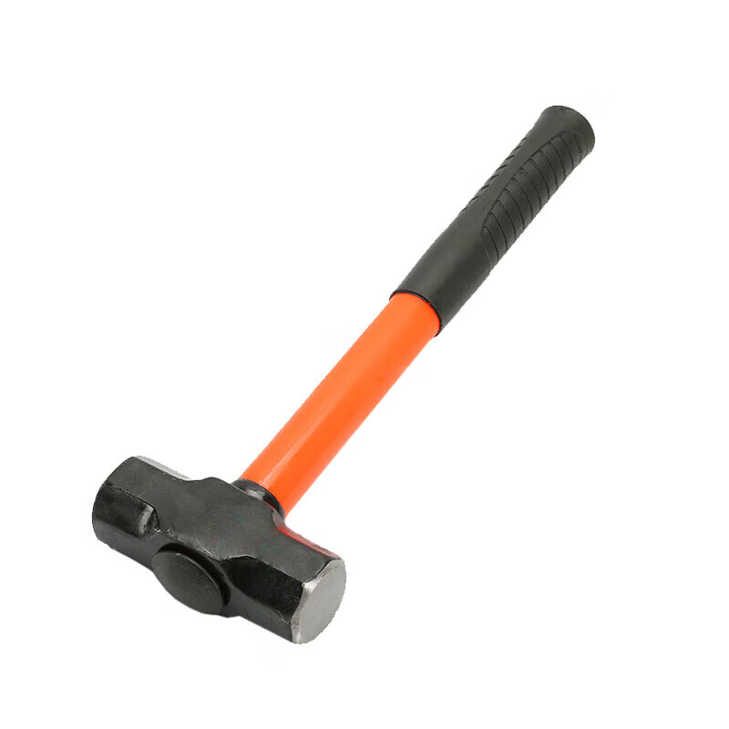 固童八角锤榔头铁锤砸墙大锤子工地一体锤实心连体二锤石工手锤16磅大