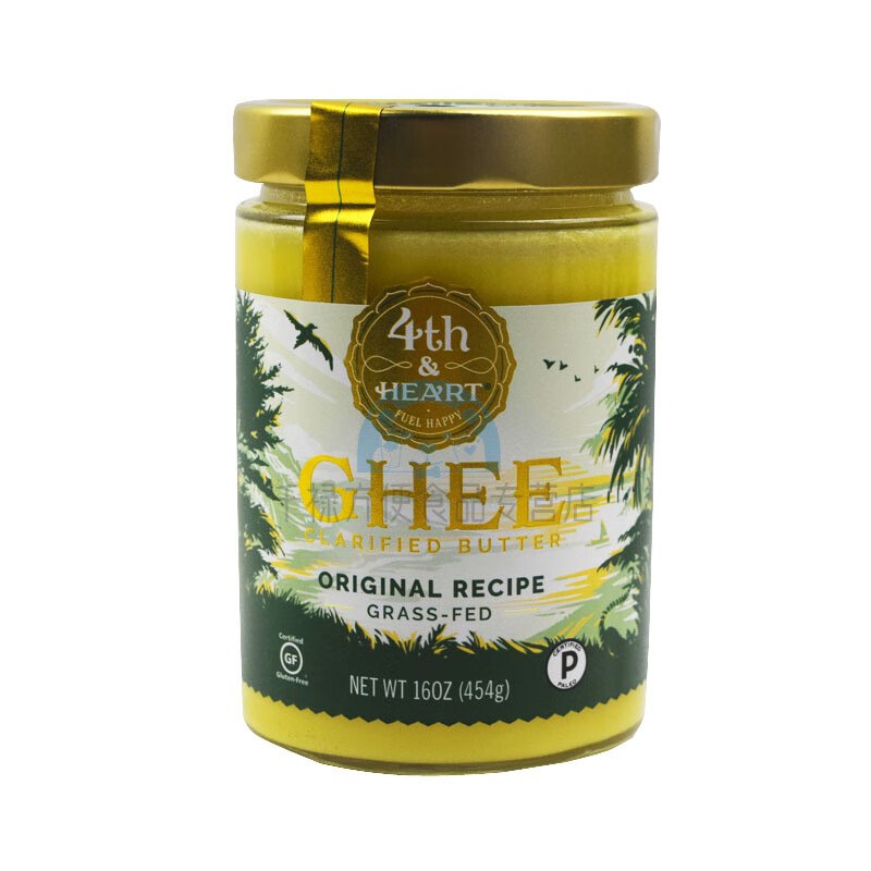 有仁堂生酮饮食 4th & heart原味 草饲黄油酥油 ghee butter防弹咖啡