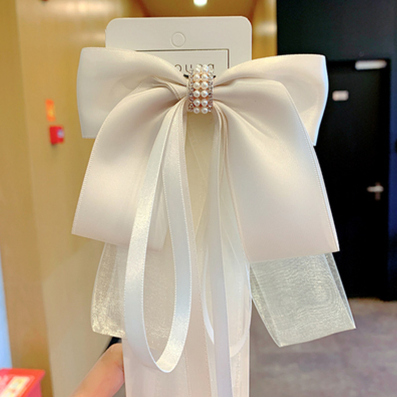 古风小龙女飘带中国风发饰汉服长发带飘带蝴蝶结超仙流苏发夹手工制作