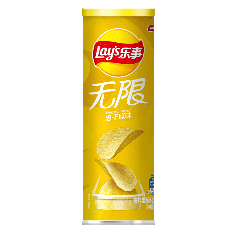 Lay's 乐事 无限 薯片 原味 104g