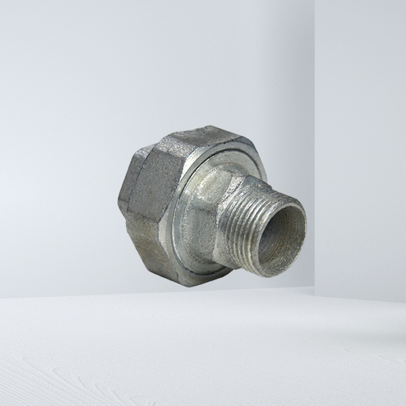 接头暖气片水管接头配件玛钢镀锌内外丝活结加厚六分 dn15双外丝活接