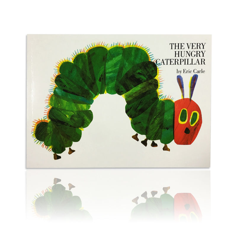 英文绘本theveryhungrycaterpillar好饿的毛毛虫廖彩杏书单平装绘本